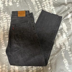 Levi's Black Ribcage Straight Size 28